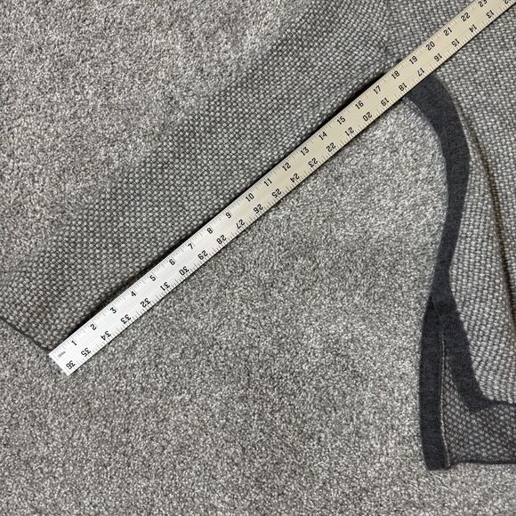 Nordstrom Collection Sweater Womens XS Gray 100% Cashmere Pullover Knit Cozy - Picture 8 of 9